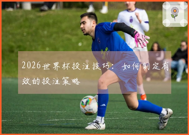 2026世界杯投注技巧：如何制定有效的投注策略