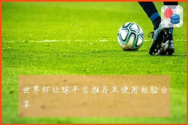 世界杯让球平台推荐及使用经验分享