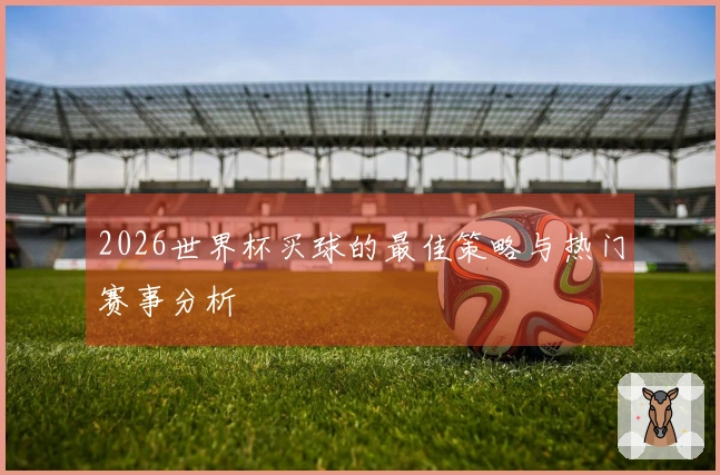 2026世界杯买球的最佳策略与热门赛事分析